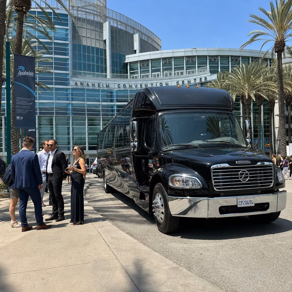 Rent a Bus to Anaheim Convention Center