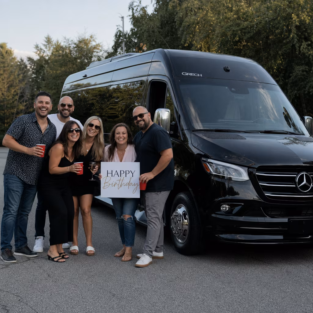 Birthday party bus