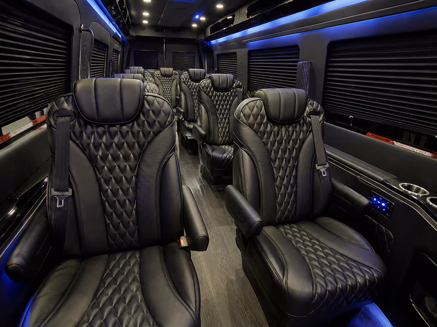 Fullerton Airport Shuttle & Transportation party bus exterior