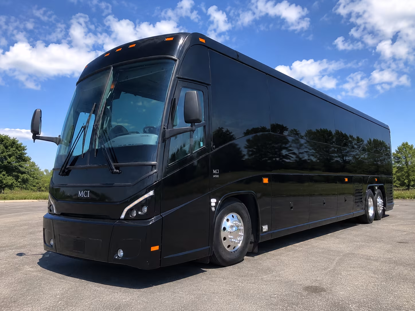 Fullerton Airport Shuttle & Transportation party bus exterior