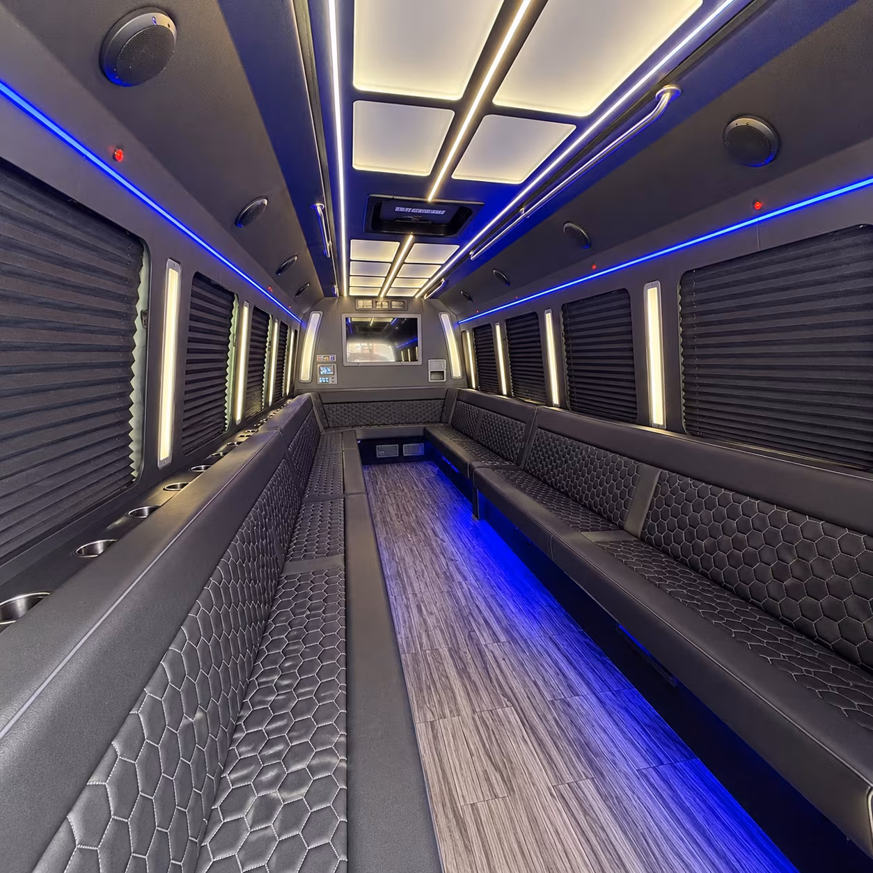 Fullerton Concert & Music Festival Transportation party bus exterior