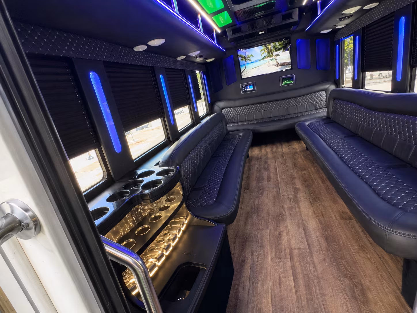 Fullerton Concert & Music Festival Transportation party bus exterior