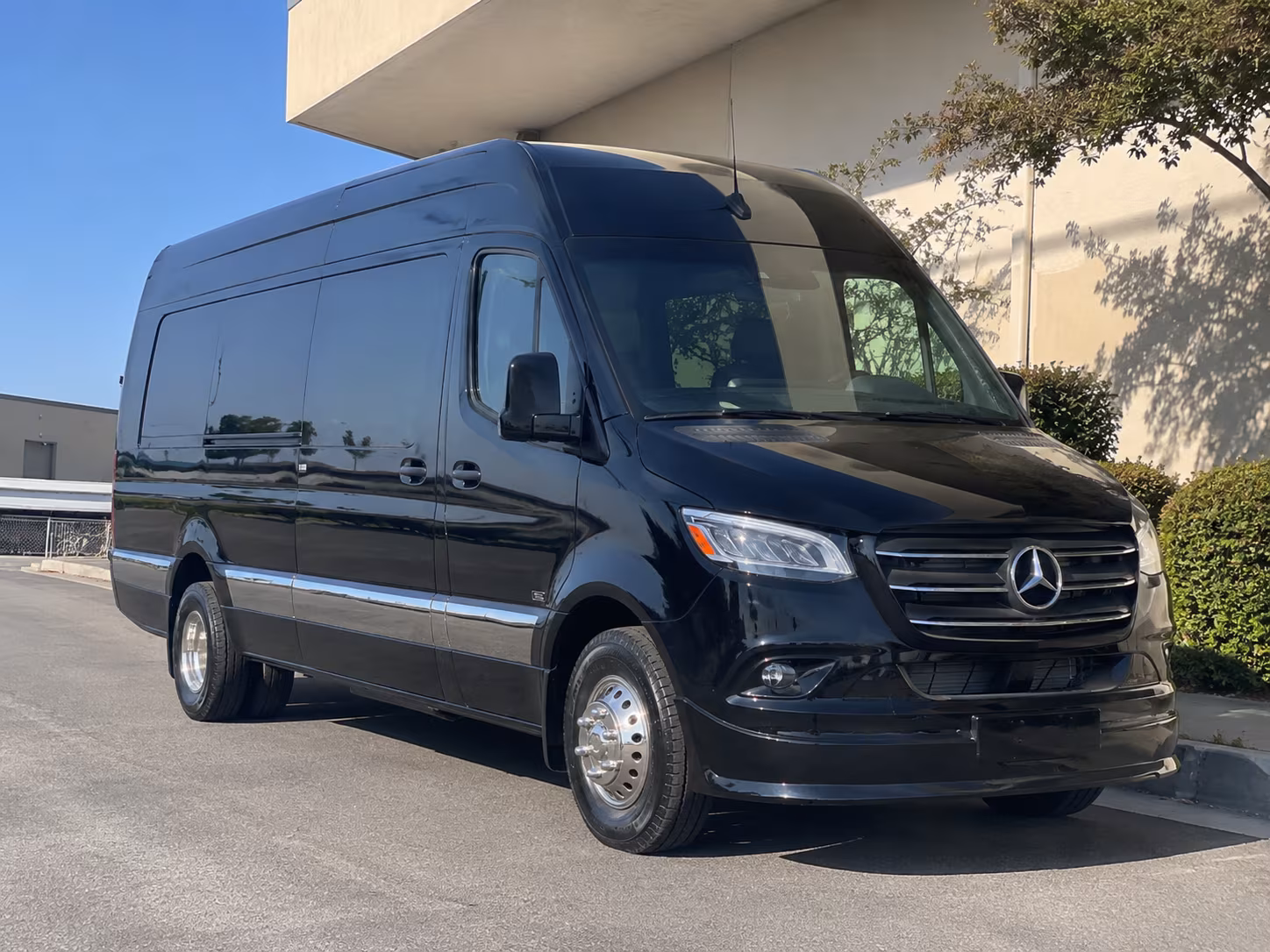 Fullerton Corporate Transportation party bus exterior