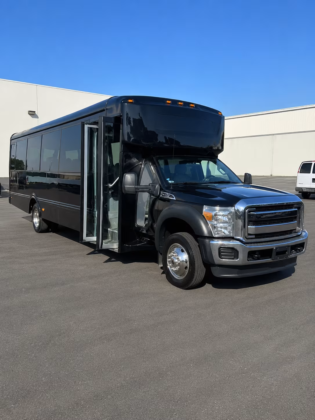 Fullerton Private Event Transportation party bus exterior