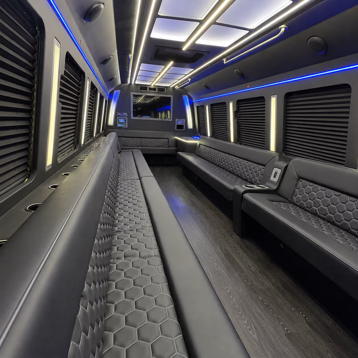 Fullerton Private Event Transportation onboard seating