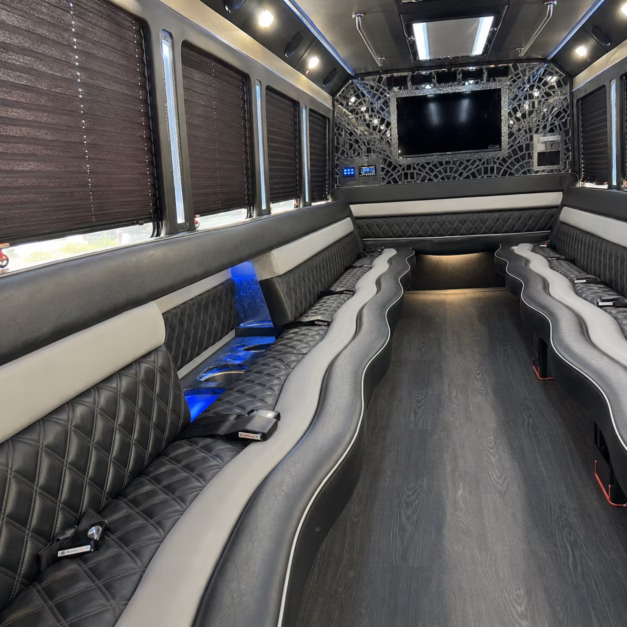 Fullerton Prom & Homecoming Transportation onboard seating