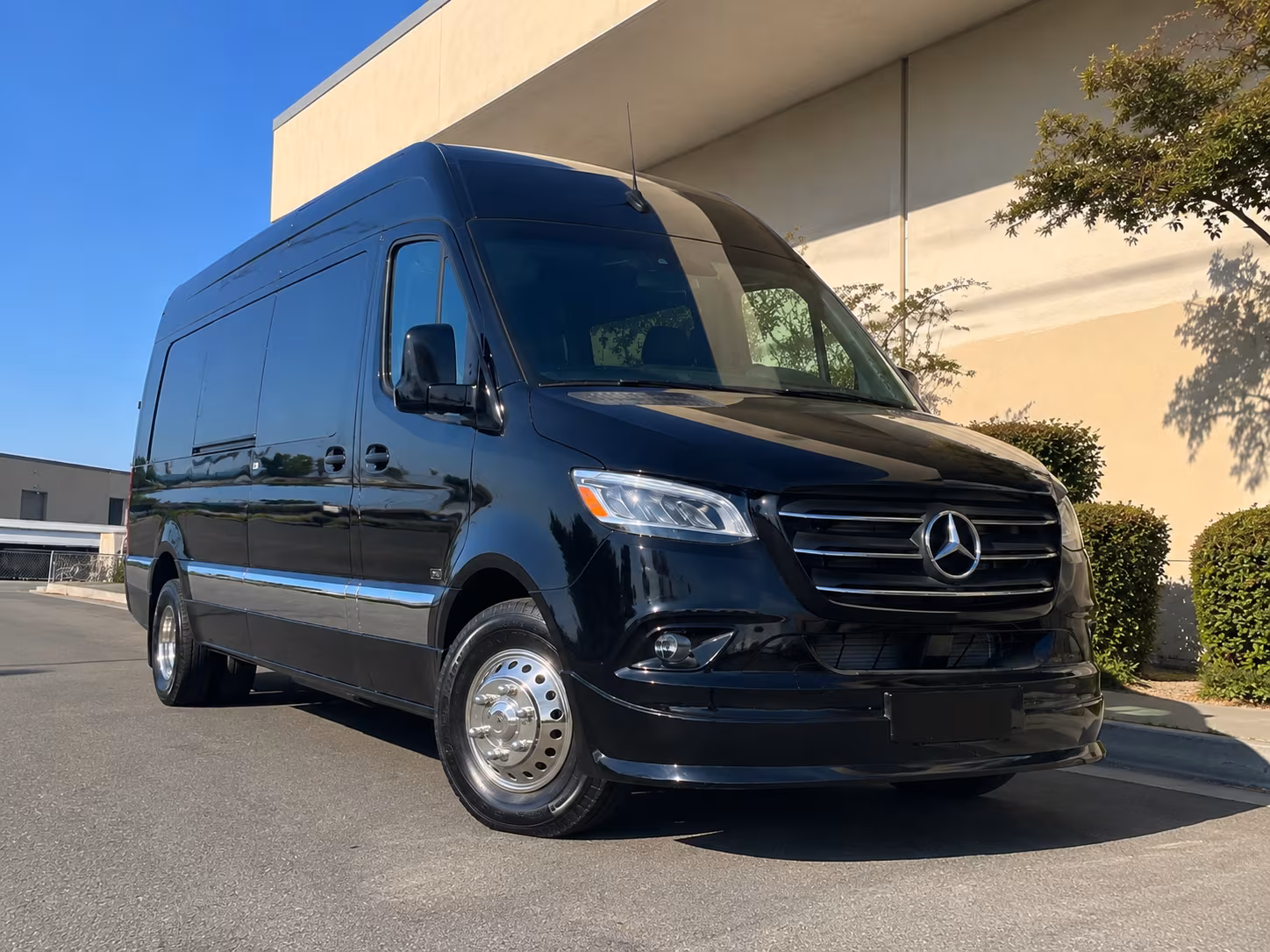 Fullerton School Event Transportation party bus exterior