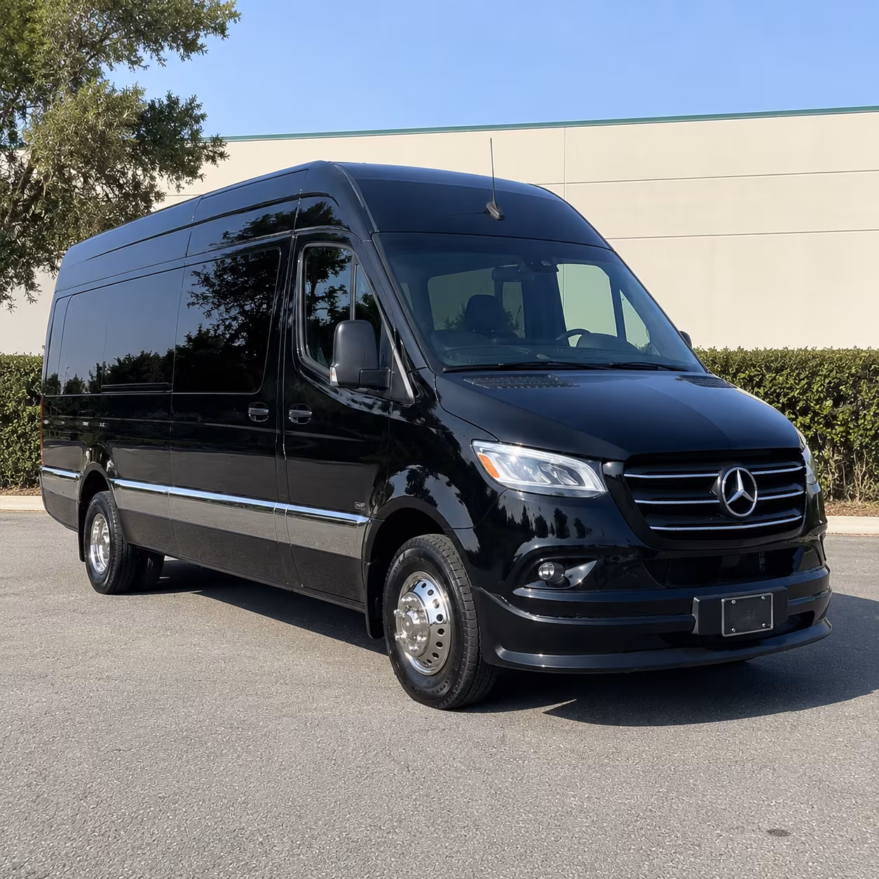 Fullerton School Event Transportation party bus exterior