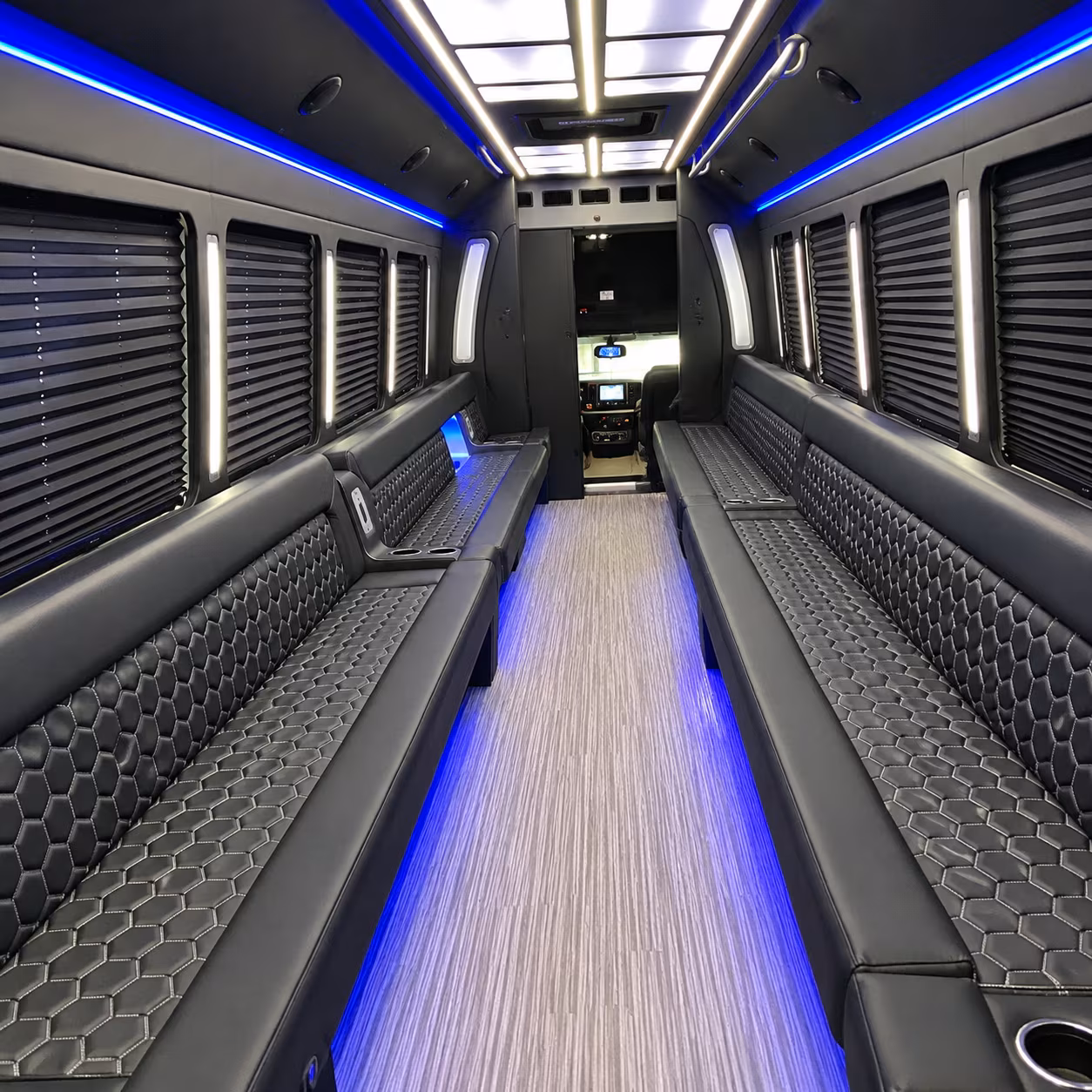 Fullerton Sporting Event Transportation party bus exterior