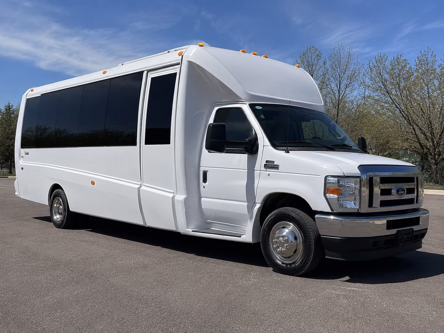 Fullerton Wedding Transportation party bus exterior