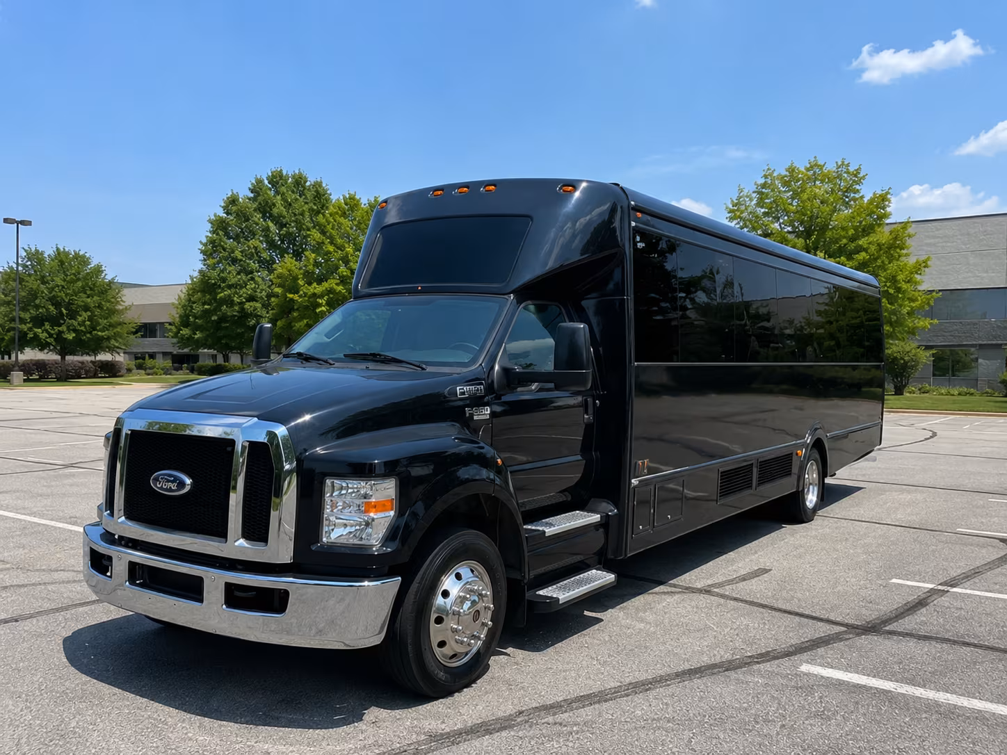 Fullerton Winery Tour & Pub Crawl Transportation party bus exterior
