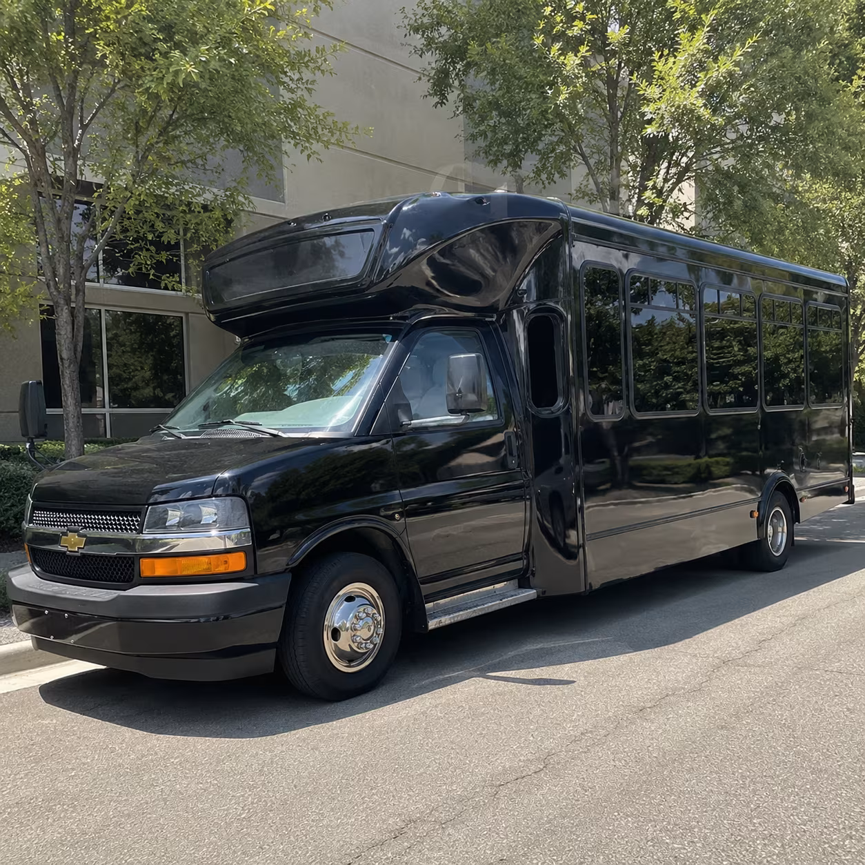 Fullerton Winery Tour & Pub Crawl Transportation party bus exterior