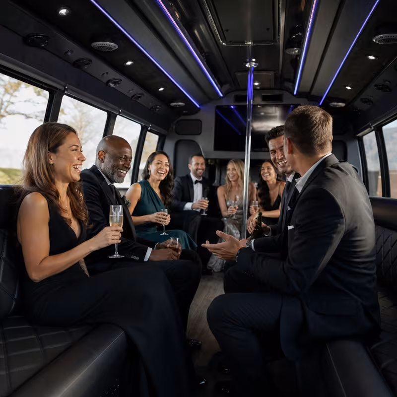 Fullerton Prom & Homecoming Transportation fleet vehicle