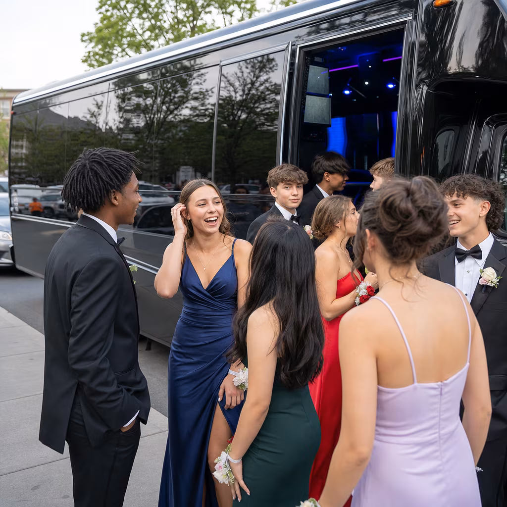 Anaheim Prom Party Bus Rental