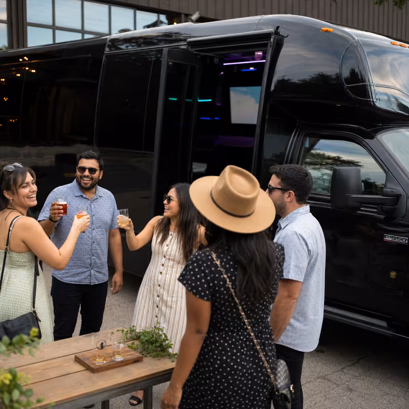 Fullerton Winery & Brewery Tour Transportation fleet vehicle